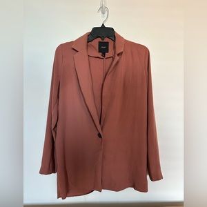 FOREVER 21 LIGHT SALMON BLAZER SIZE XS